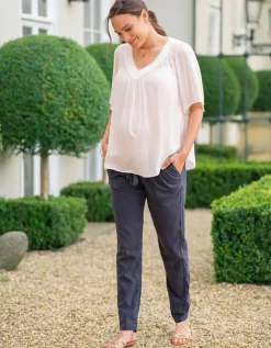 Clearance Seraphine Umstandschino Baumwolle Mit Unterbauchband