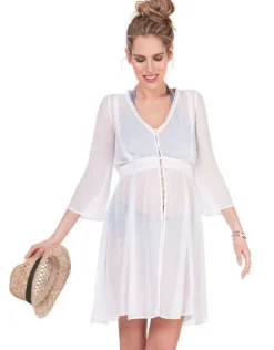 Clearance Seraphine Umstandskaftan - Elfenbein