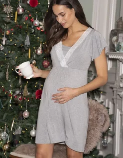 Best Sale Seraphine Umstandsnachthemd Mit Raffiniertem Stilleinsatz