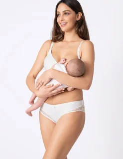 Best Seraphine Umstandsslip Spitze - Elfenbein