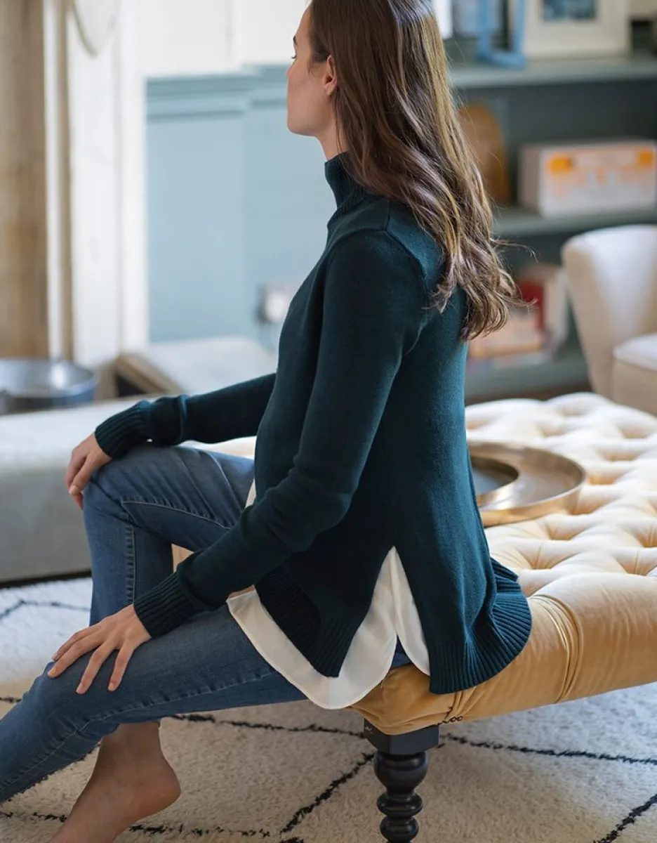 New Seraphine Waldgruner 2-In-1 Umstands- & Stillpullover