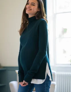 New Seraphine Waldgruner 2-In-1 Umstands- & Stillpullover