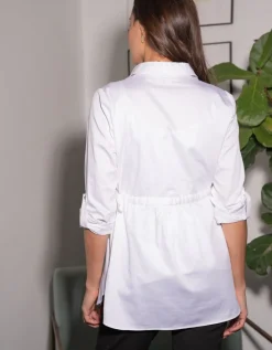 Cheap Seraphine Weise Still- & Umstandsbluse Aus Baumwolle