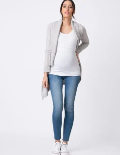 Hot Seraphine Weises Umstandstop Und Stilltop