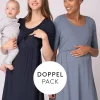 Cheap Seraphine Zweierpack Essential Umstands- Und Stillnachthemden